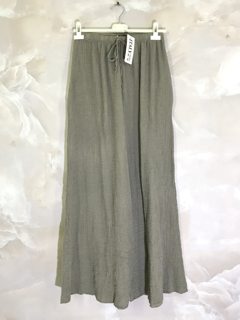 Plus Size Bomullbyxor med Fickor