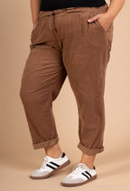 Plus Size Velvet Pants i Stor Storlek 38 till 54