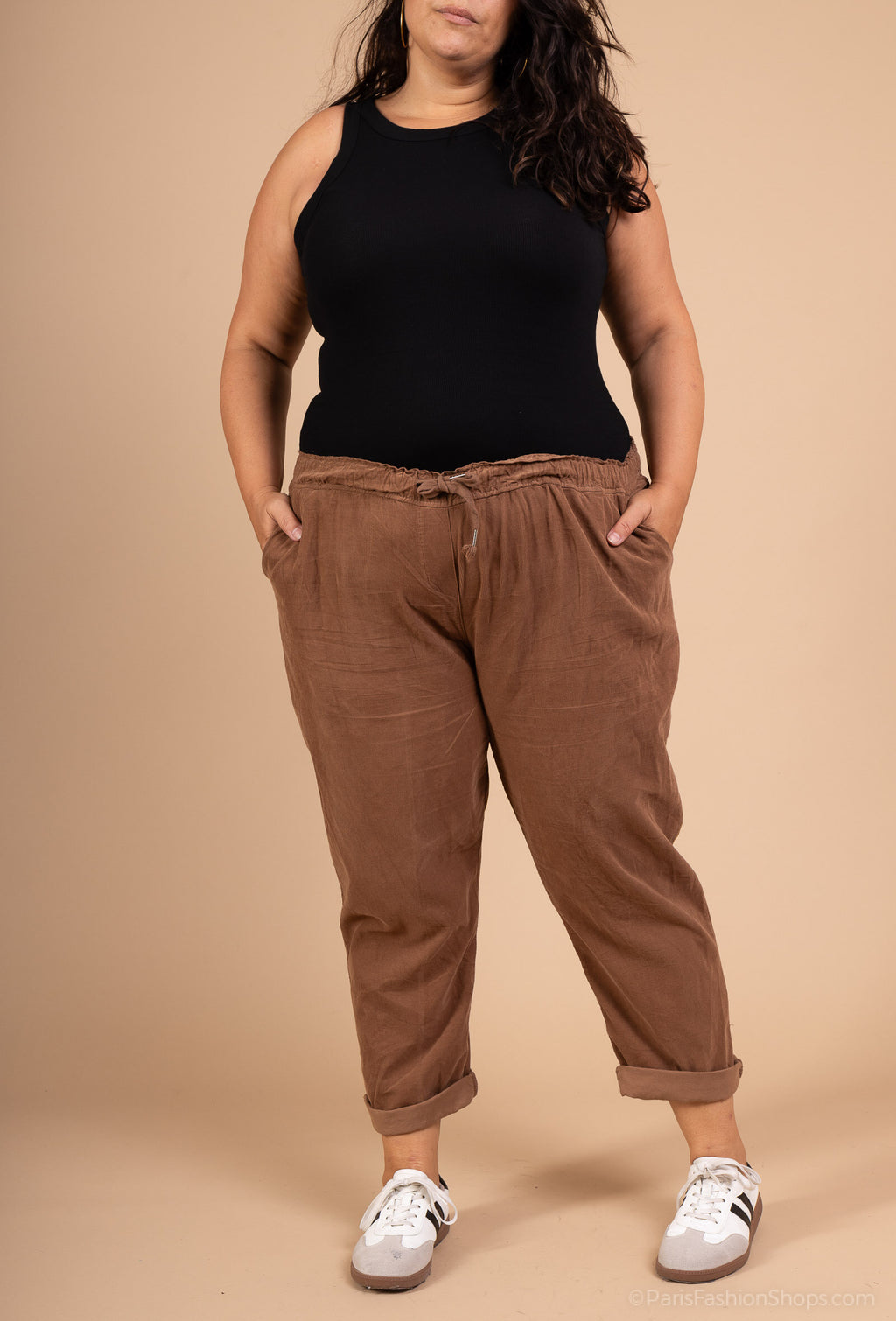 Plus Size Velvet Pants i Stor Storlek 38 till 54