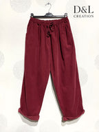 Plus Size Plus size velvet pants size 38 to 54