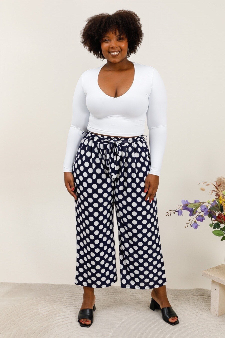 Plus size pants i Stor Storlek