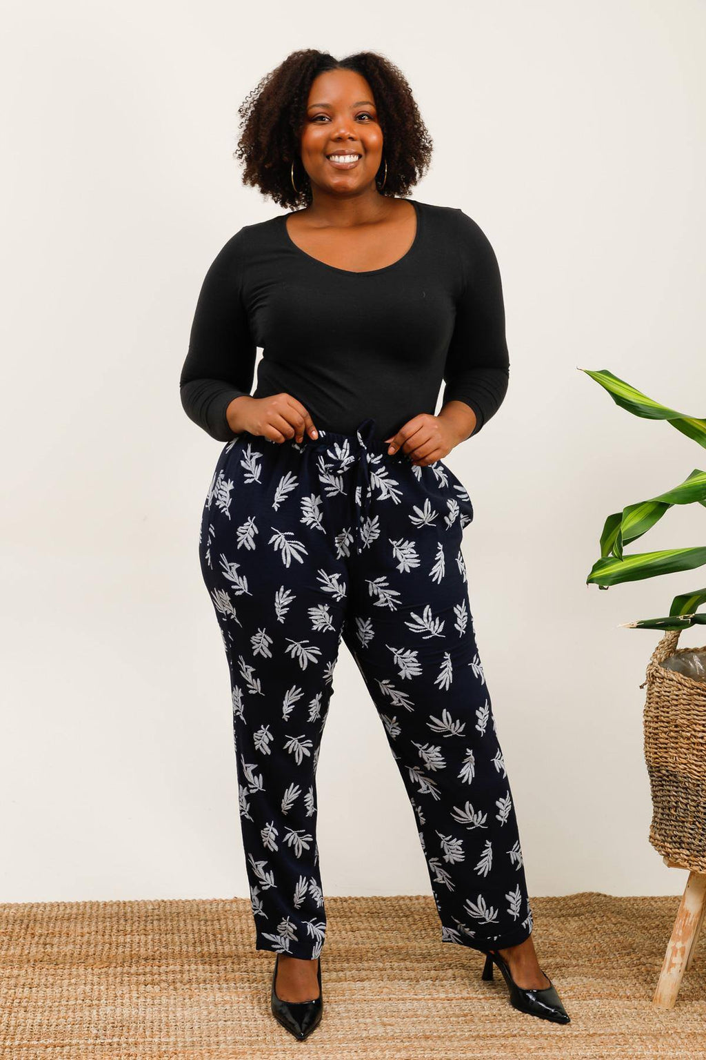 Plus size pants i Stor Storlek