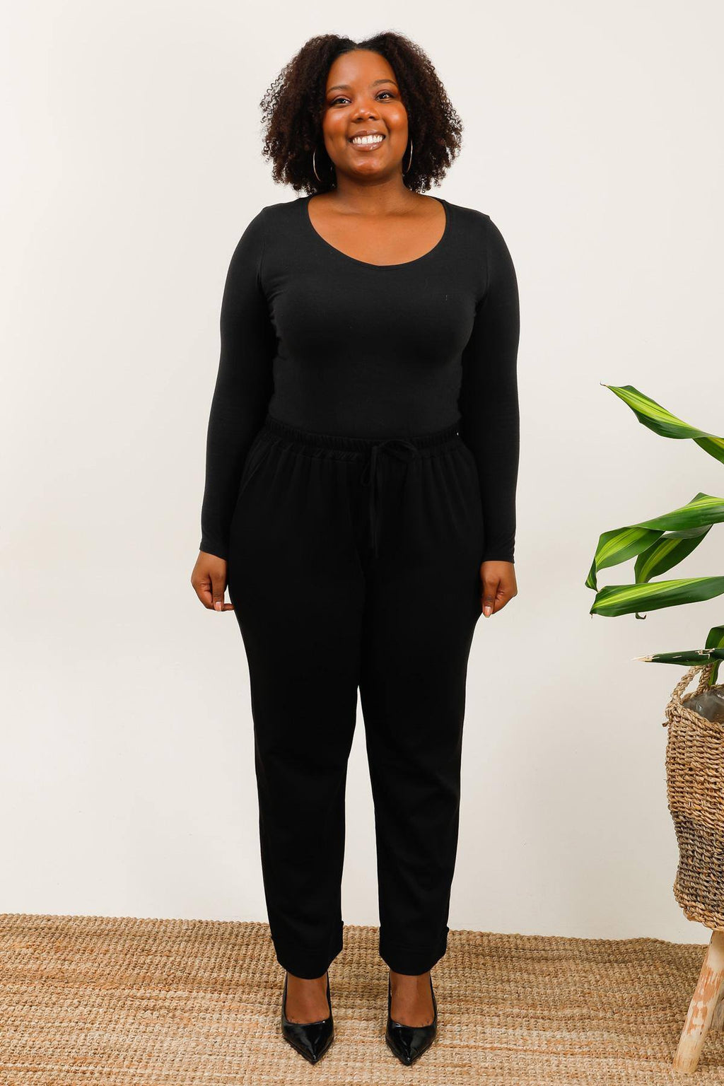 Plus size pants i Stor Storlek