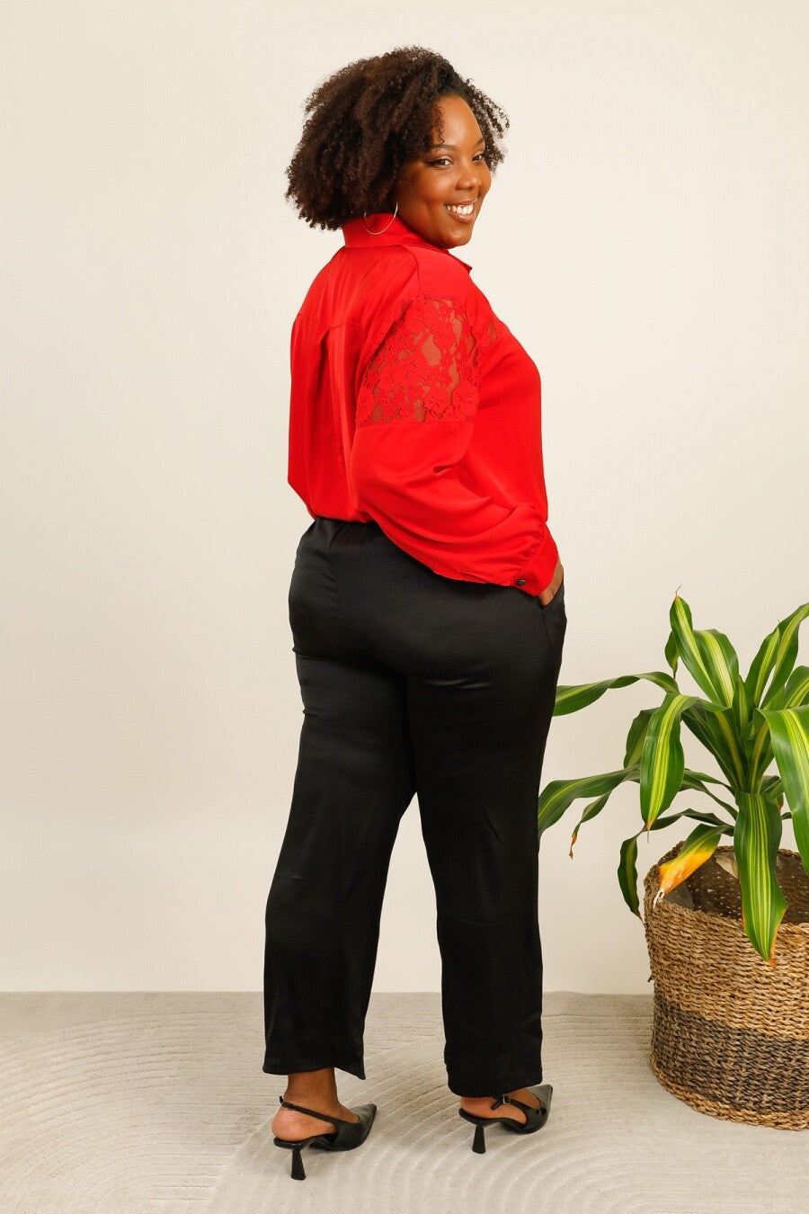 Plus size pants i Stor Storlek