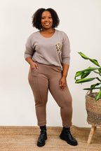 Plus size pants i Stor Storlek