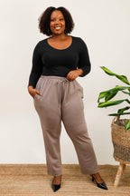 Plus size pants i Stor Storlek