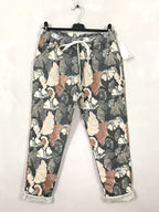 Plus Size Skaltryck byxor