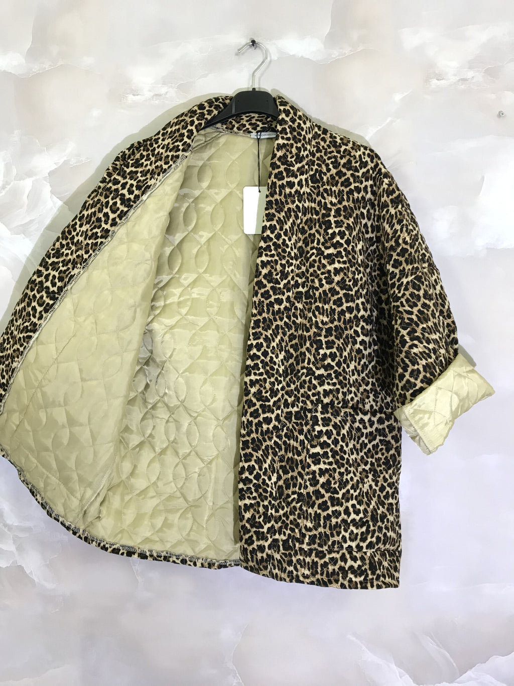 Plus Size Tryckta Suede Byxor med Normal Midja