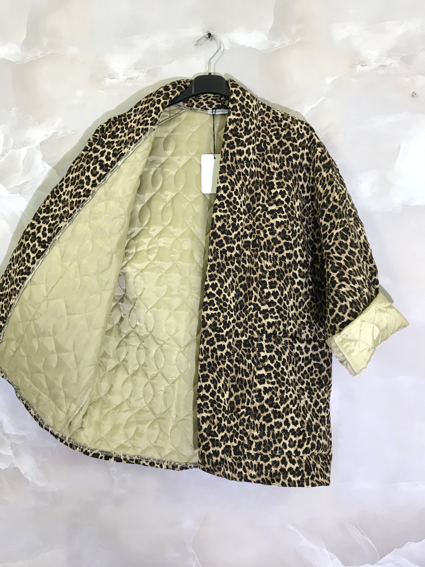 Plus Size Tryckta Suede Byxor med Normal Midja