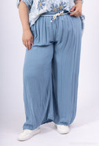 Plus Size Vida Vida Byxor med Dragsko