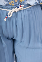 Plus Size Vida Vida Byxor med Dragsko