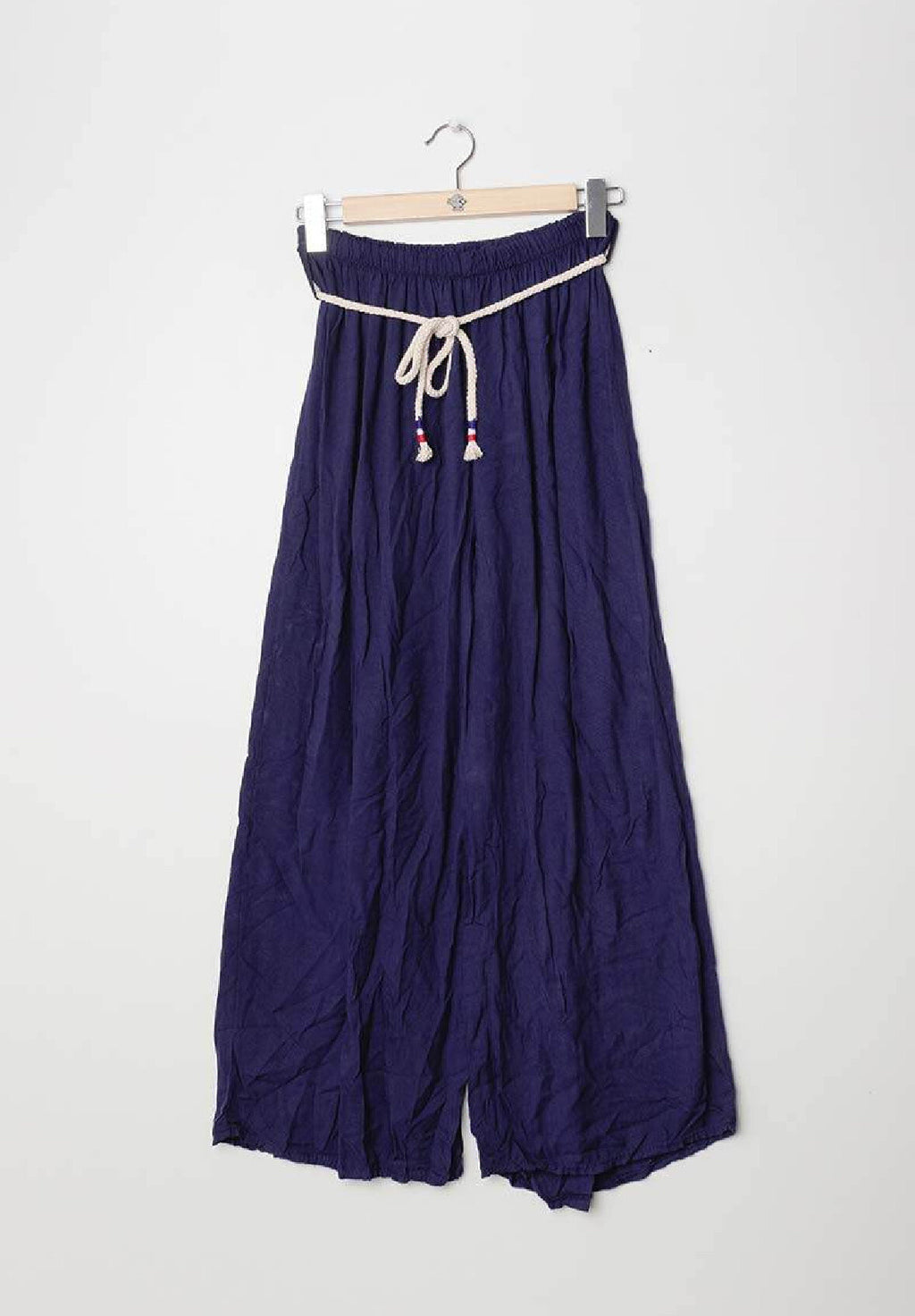 Plus Size Wide pants with drawstring