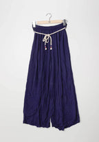 Plus Size Wide pants with drawstring