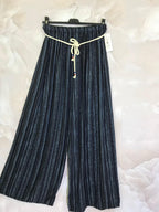 Plus Size Striped print wide-leg pants