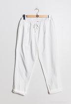 Plus Size Super stretchy pants with front pleats