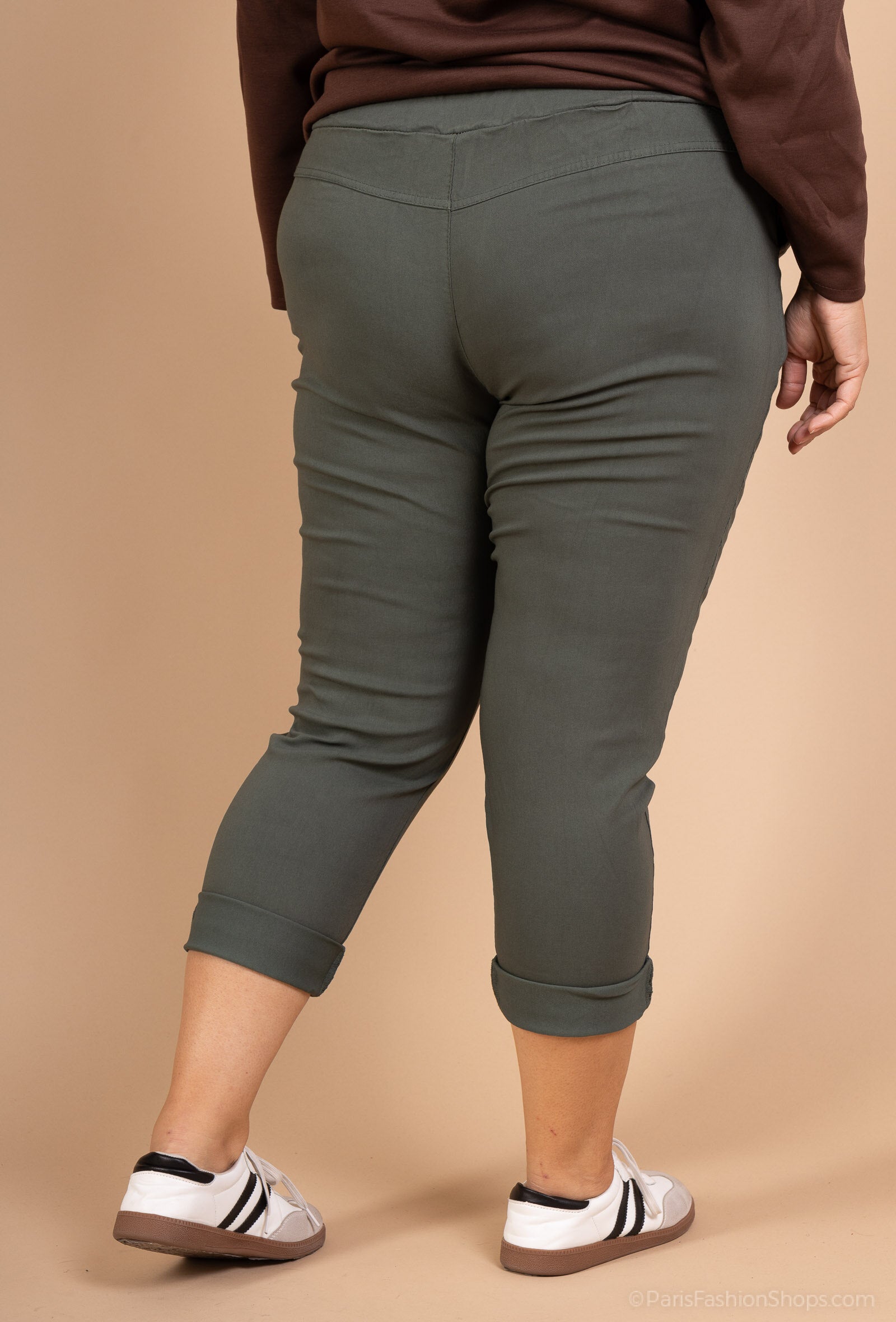 Magic plus-size extra stretch pants med fickor T40 till T50 i Stor Storlek