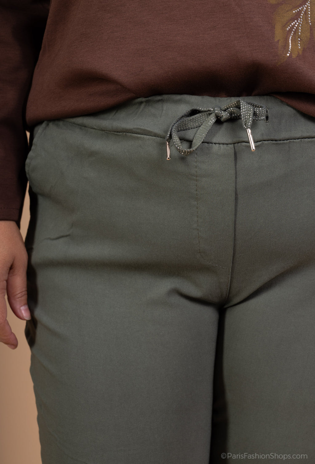 Magic plus-size extra stretch pants med fickor T40 till T50 i Stor Storlek