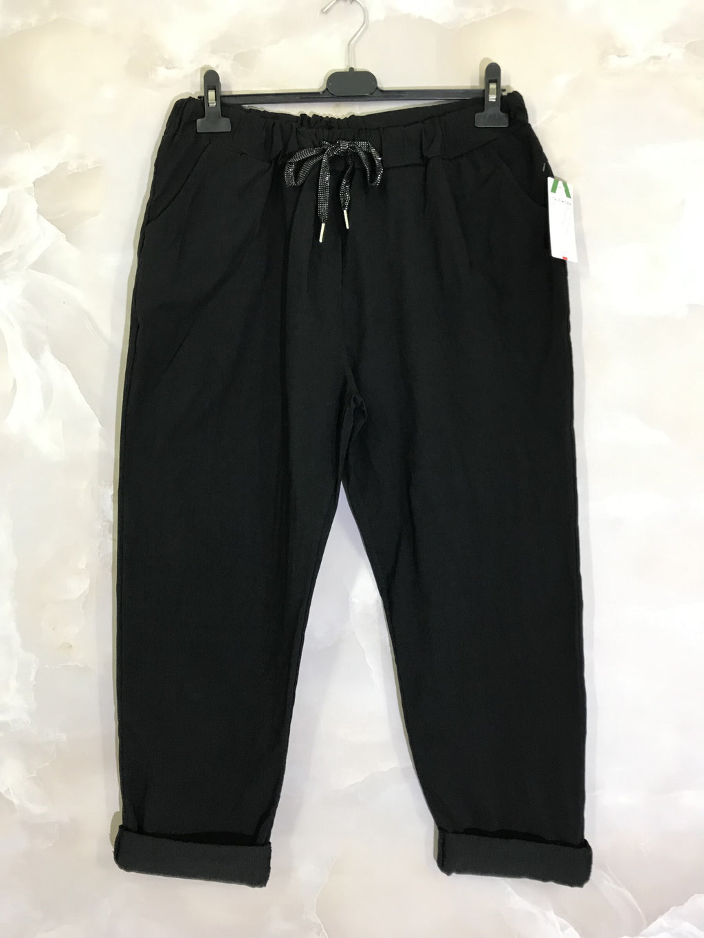 Plus Size Magic Pants med Extra Stretch och Fickor