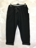 Plus Size Magic Pants med Extra Stretch och Fickor