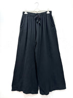 Plus Size Cotton gauze wide leg pants