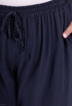 Plus Size Palazzo Byxor i Viskos