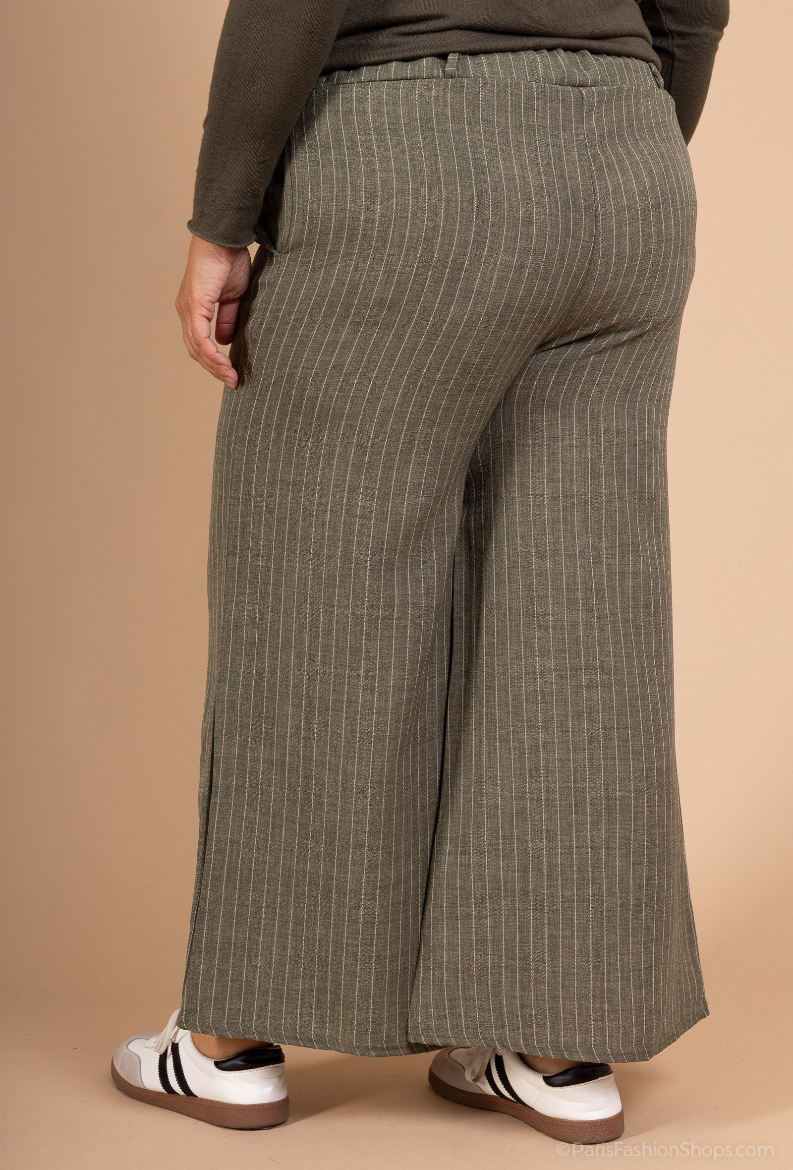 Randiga vida byxor storlekar 38 till 50 | Plus Size