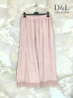 Plus Size Cotton wide legs with lace with t38 rim at T50