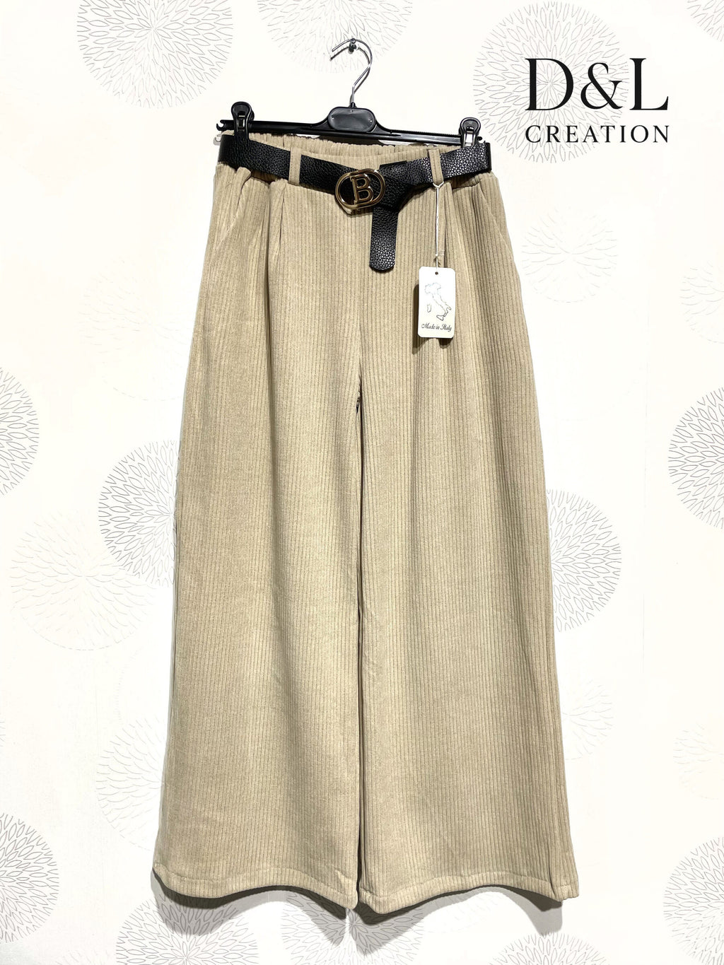 Vidbyxor i tjock ullsammet, storlekar 38 till 48 i Stor Storlek