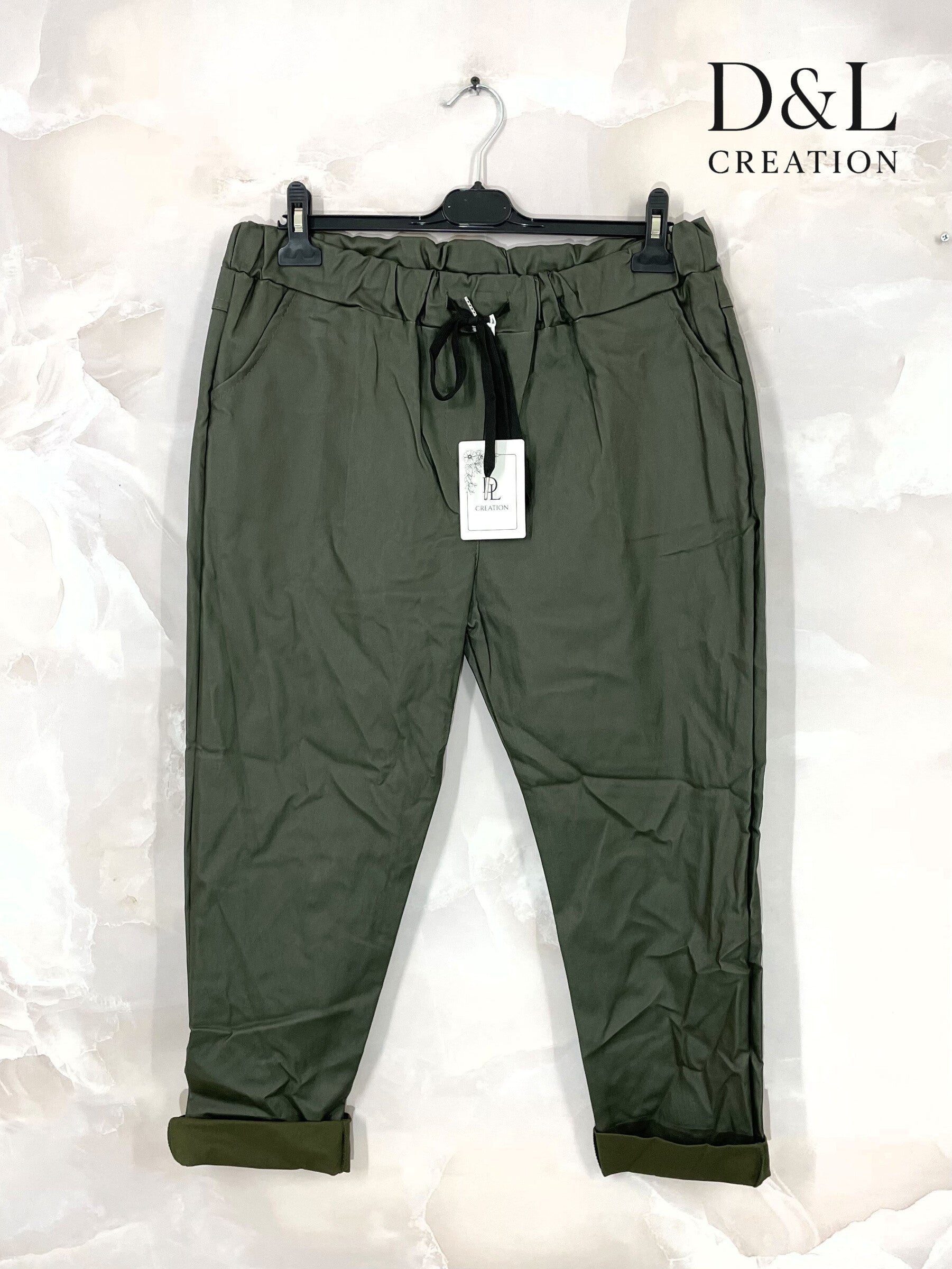 Faux leather pants sizes 38 to 48 i Stora Storlekar
