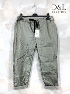 Faux leather pants sizes 38 to 48 i Stora Storlekar