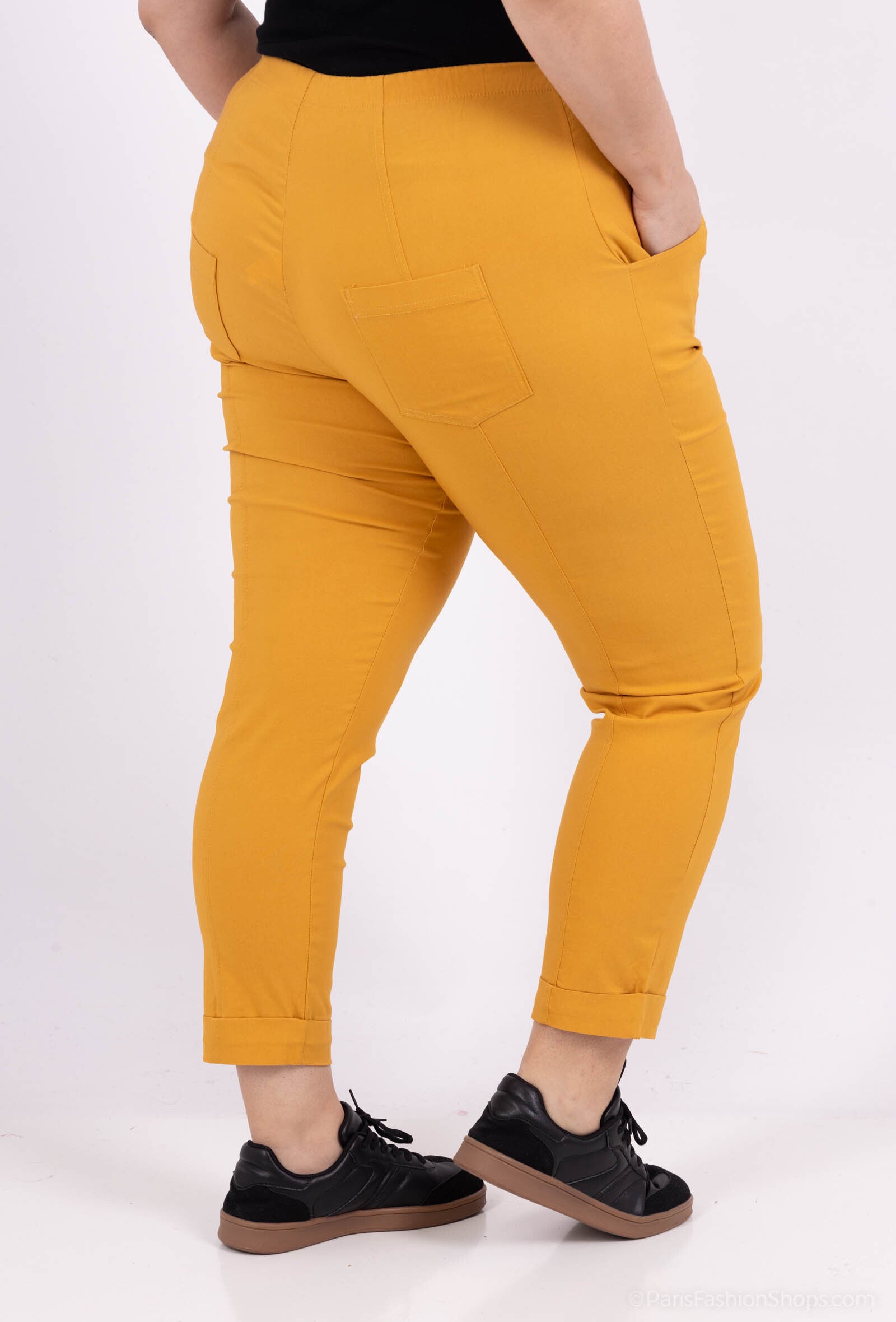 Plus Size Stretchbyxor för Alla Säsonger