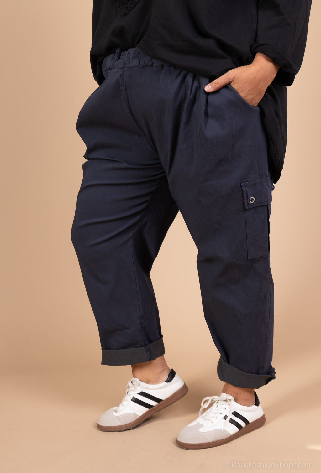 Ultra-breda cargobyxor i Stor Storlek