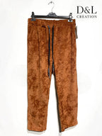 Velvet jogger-style pants storlek 38 till 50 i Stor Storlek