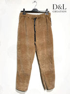 Velvet jogger-style pants sizes 38 to 50 i Stor Storlek