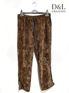 Velvet jogger-style pants sizes 38 to 50 i Stor Storlek