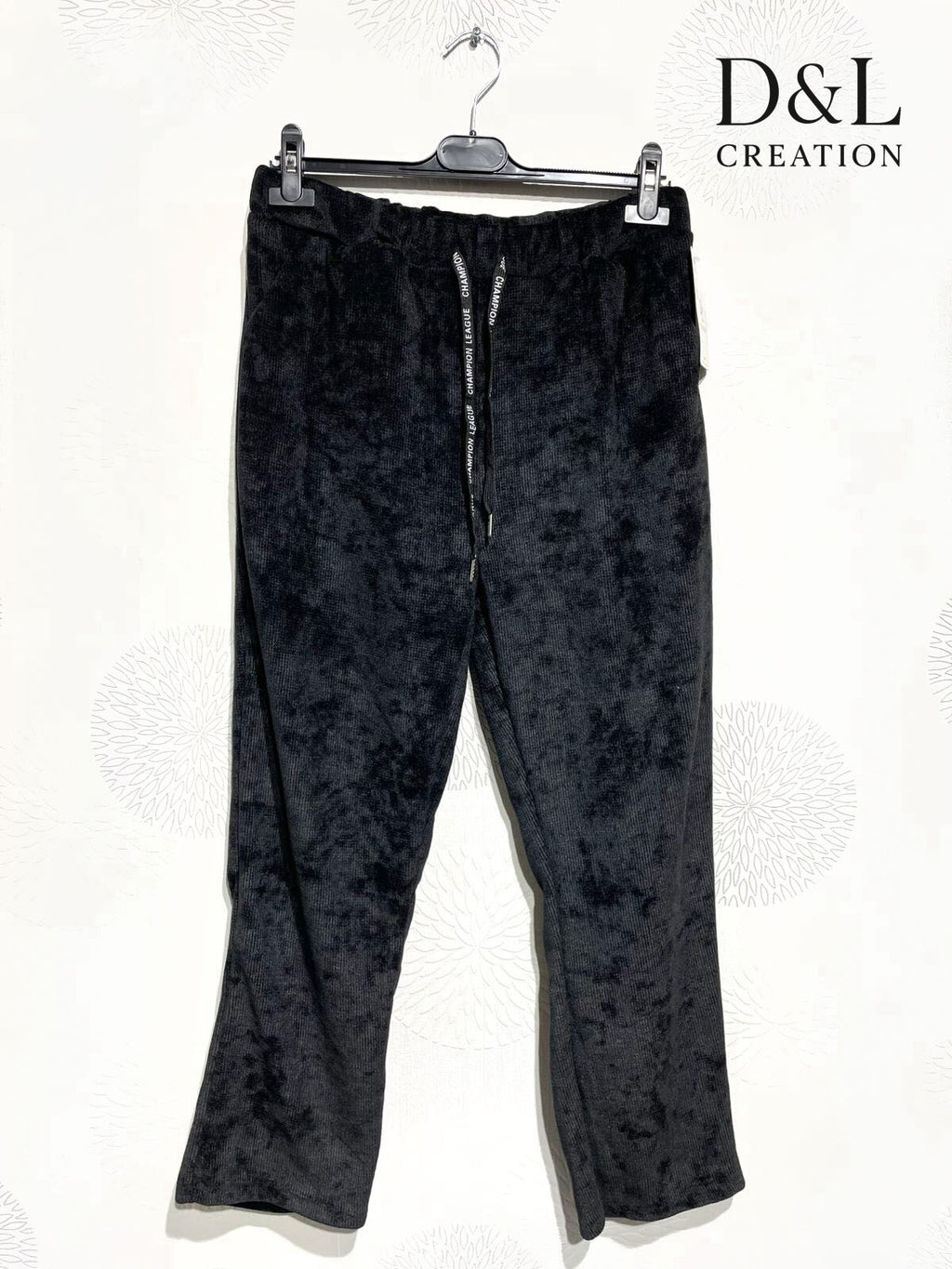 Velvet jogger-style pants sizes 38 to 50 i Stor Storlek