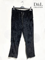 Velvet jogger-style pants sizes 38 to 50 i Stor Storlek