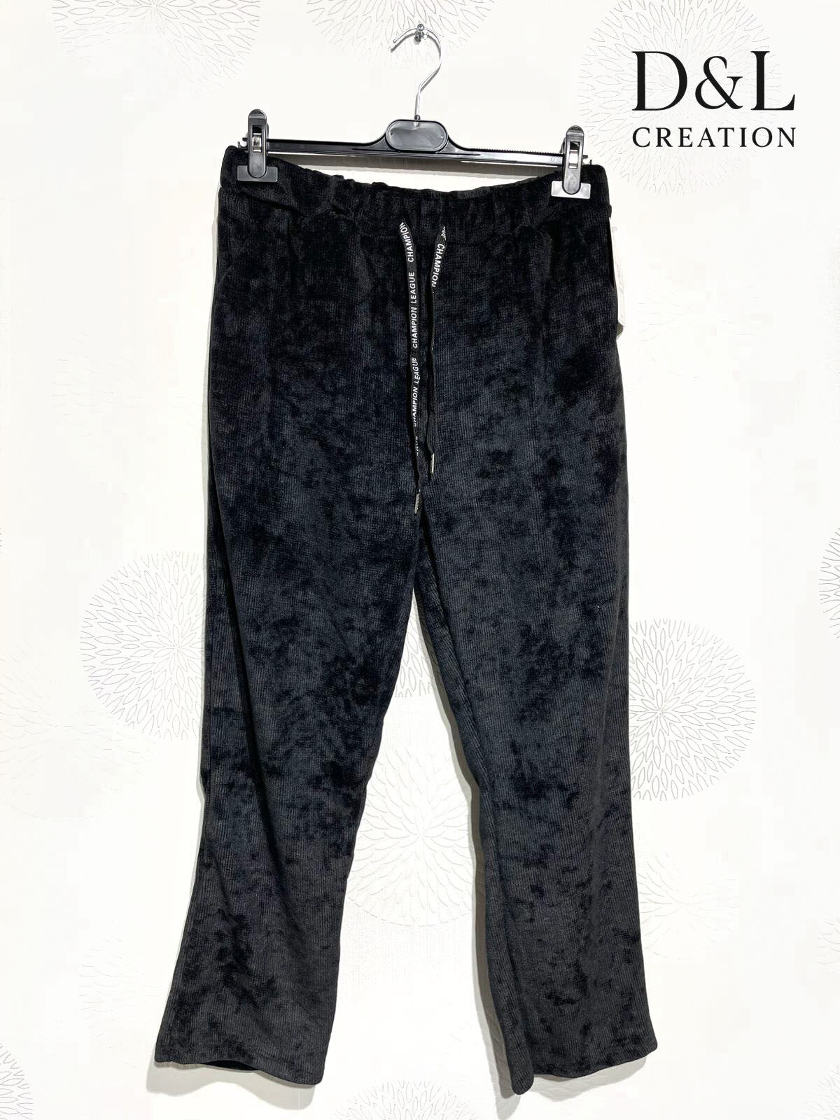 Velvet jogger-style pants sizes 38 to 50 i Stor Storlek