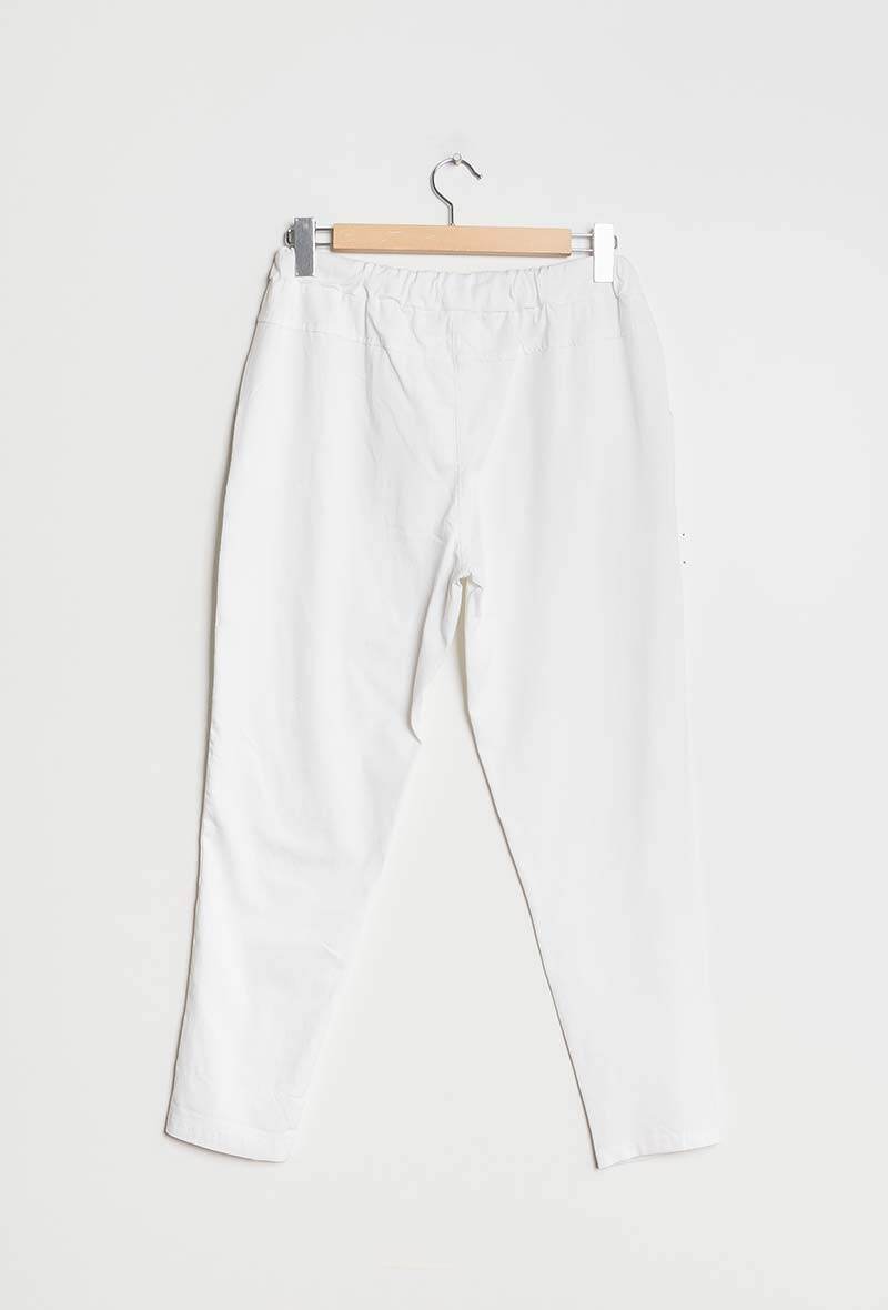 Super stretchy elastic waist pants i Stor Storlek