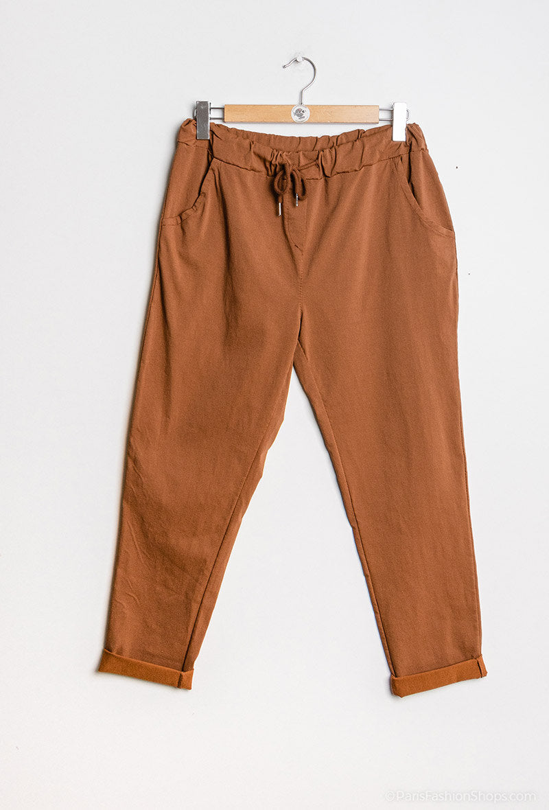 Plus Size Super stretchy elastic waist pants