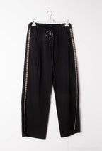 Plus Size Wide leg lycra pants with elastic waistband