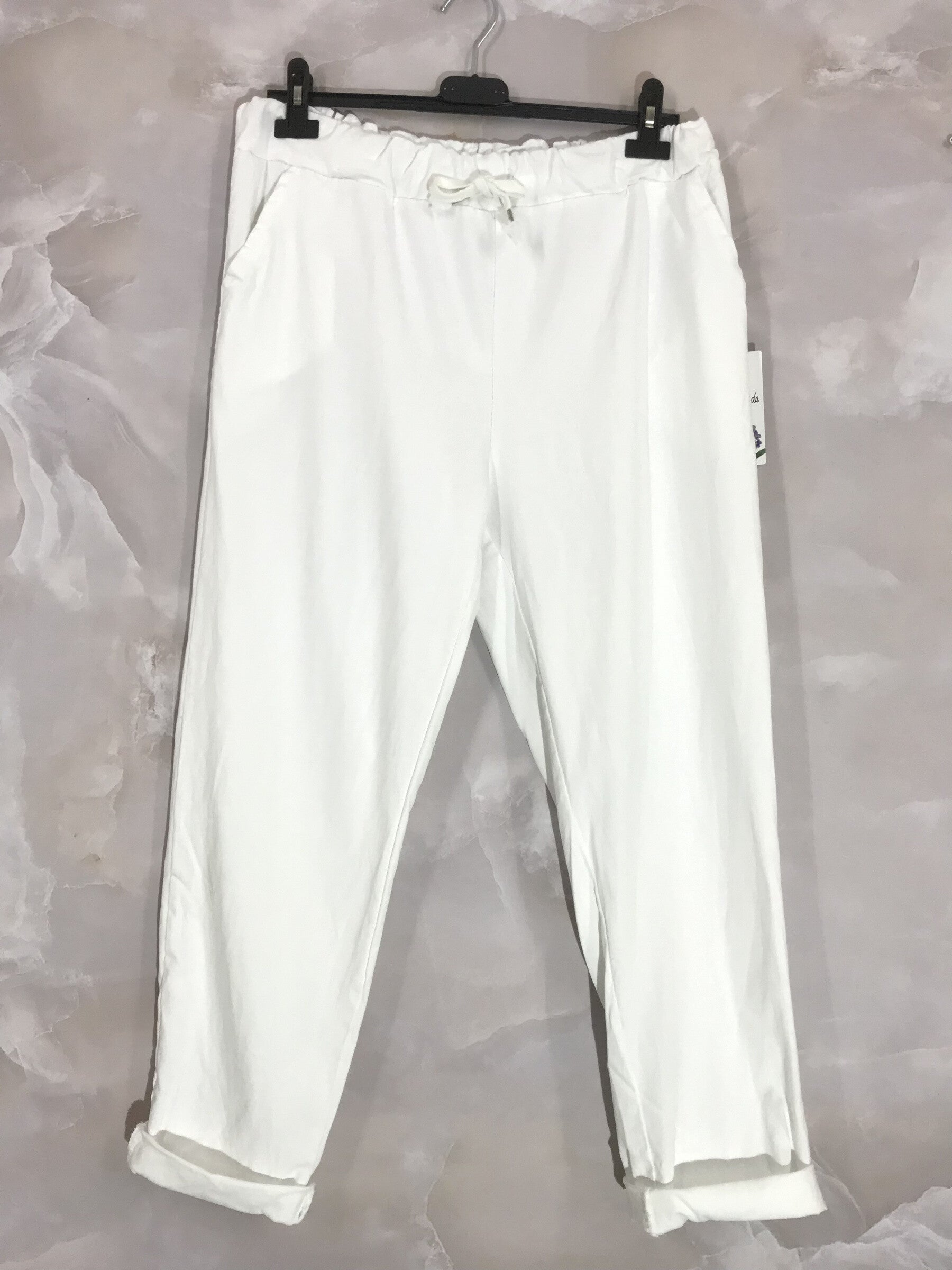 Plus Size United Byxor med Snörning och Fickor T38-T44