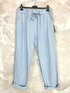 Plus Size United pants with cord and T38 to T44 pockets