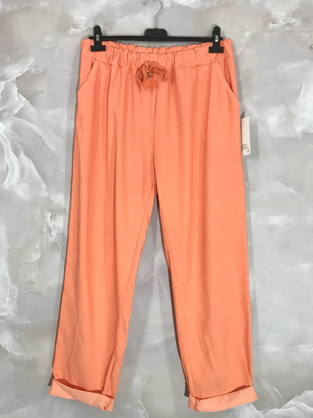 Plus Size United Byxor med Snörning och Fickor T38-T44