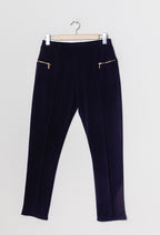 Plus Size Plain trousers with zips