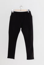 Plus Size Enkla Byxor med Dragkedjor