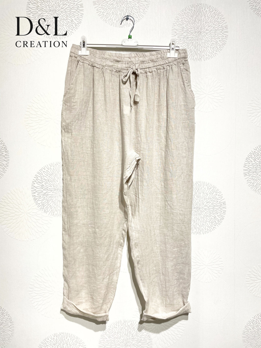 Plus Size Plain pants chinos cut in t40 t50 t40
