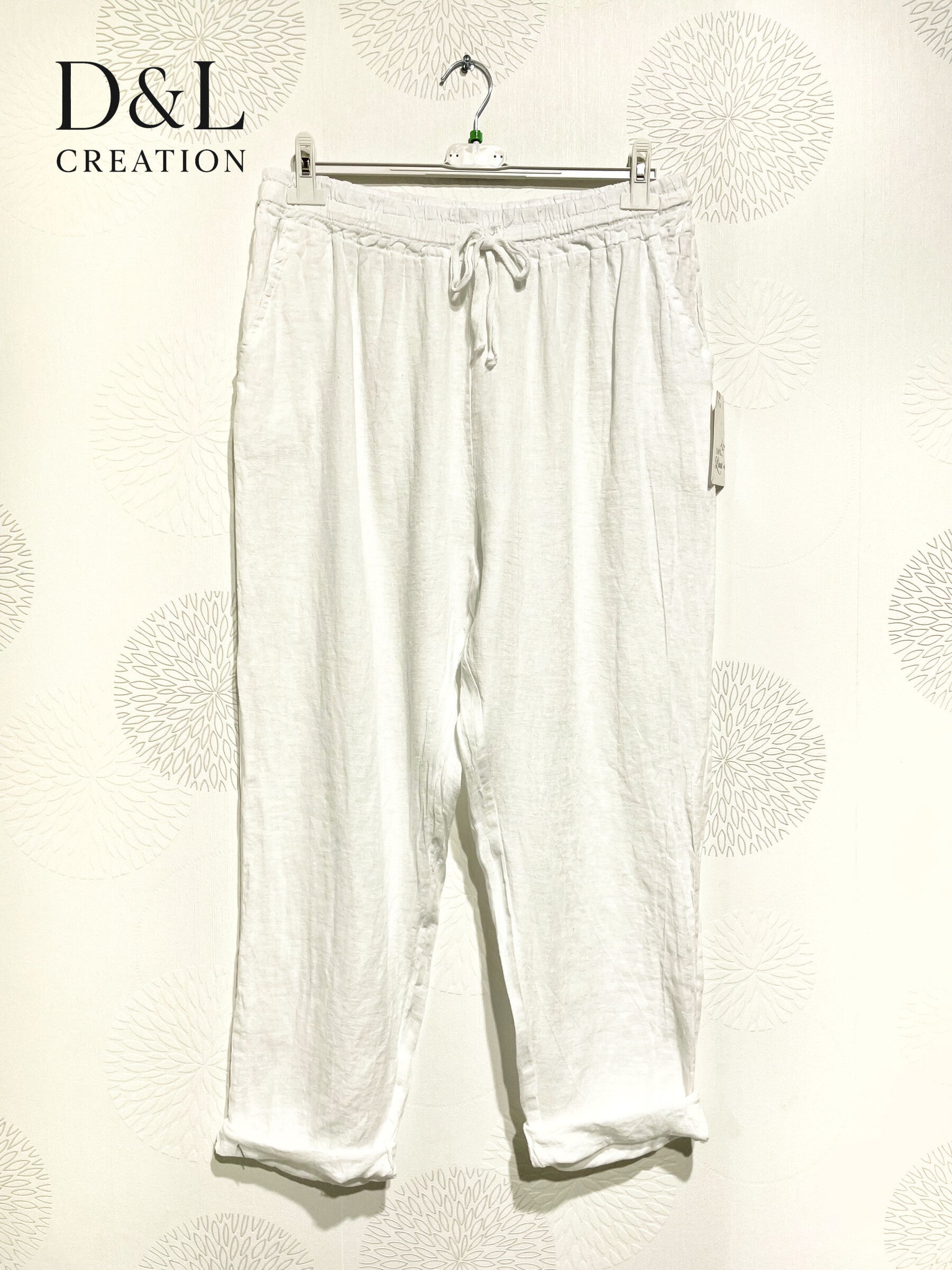 Plus Size Plain pants chinos cut in t40 t50 t40