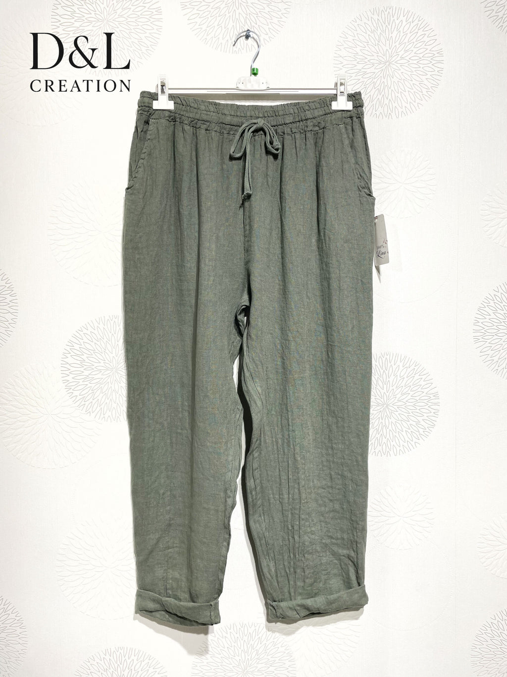 Plus Size Plain pants chinos cut in t40 t50 t40