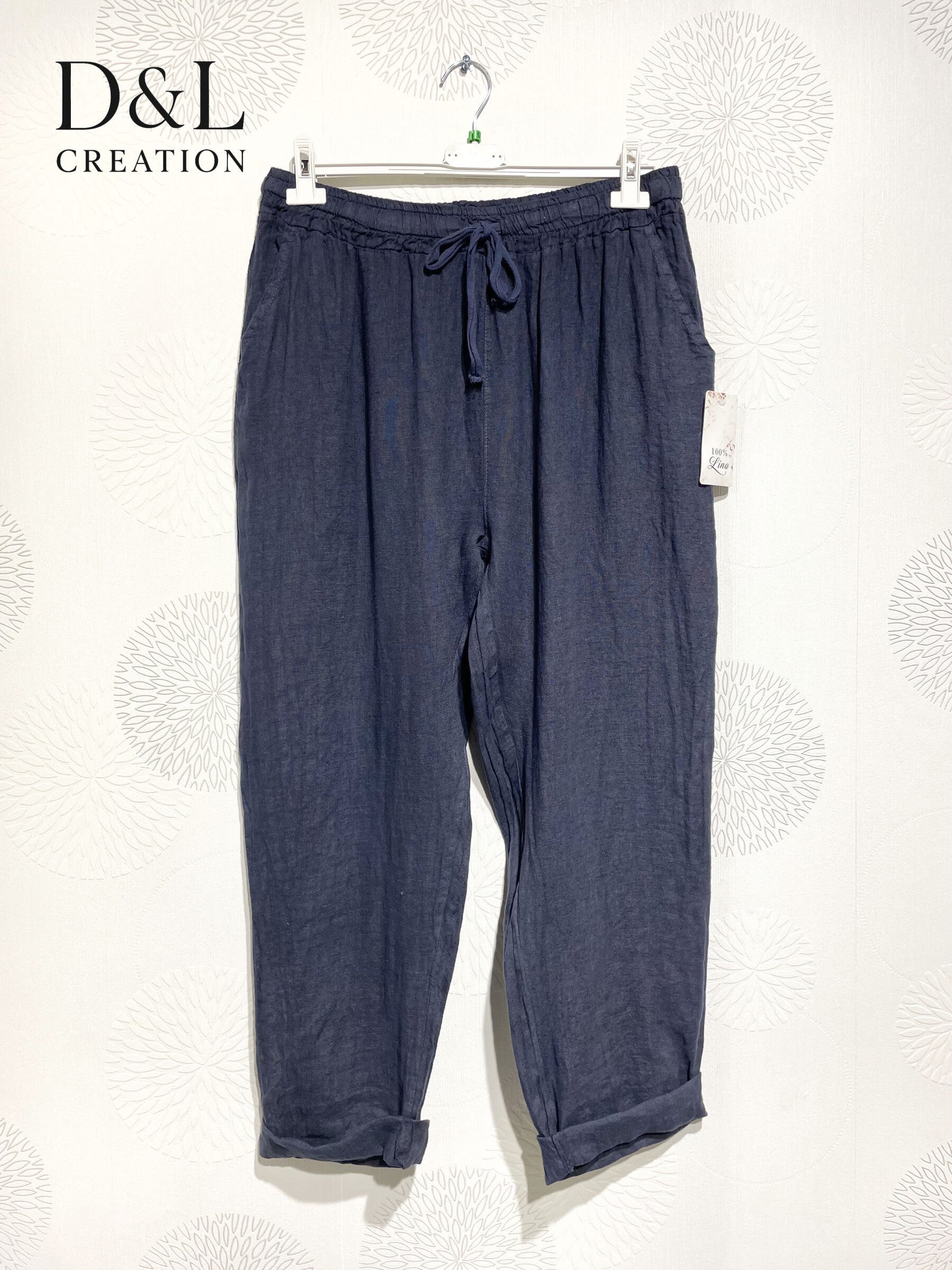 Plus Size Plain pants chinos cut in t40 t50 t40